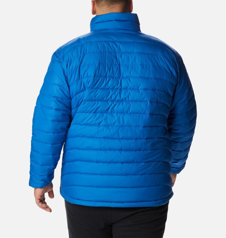 Men's Columbia Powder Lite Insulated Jackets Blue | Plus Size CA-Z0861
